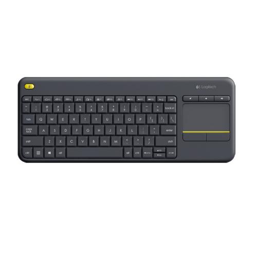 Logitech wireless touch keyboard k400 plus black