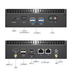 V4-2 passive cooled micro pc - connections