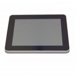 touchscreen monitor on wall mount 8 inch front