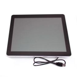 touchscreen monitor on wall mount 15 inch front