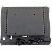 touchscreen monitor on wall mount 8 inch back